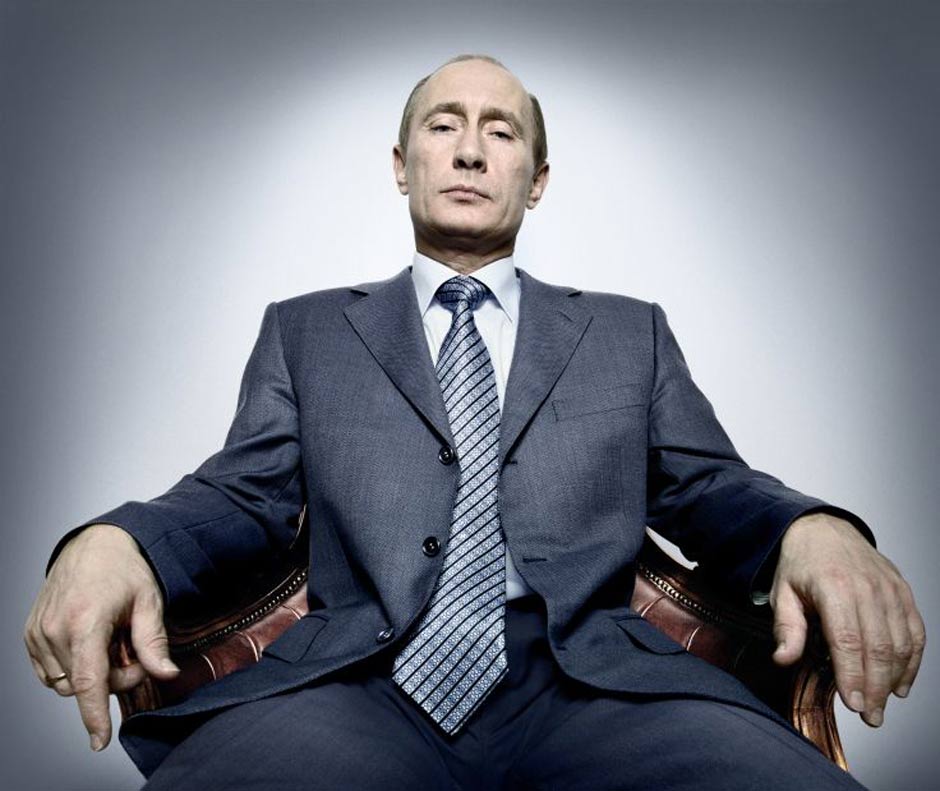 President Putin by the photographer Platon